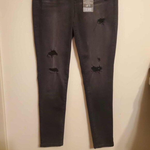 LuLaRoe Distressed Skinny Fit Jeans NWT - Picture 2 of 9